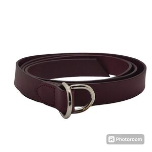 GAP M/L Cow Leather Red Bugundy Belt